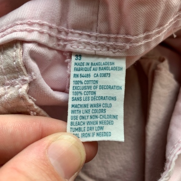 American Eagle / Pink Prep Length Flat Front Short size 33 my1 - Picture 8 of 8